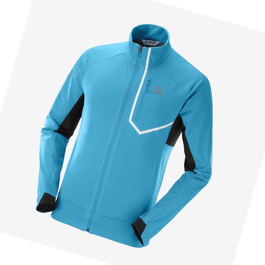 Chaquetas Salomon GORE-TEX INFINIUM™ WINDSTOPPER® PRO Hombre Negros | MX 3260HAP